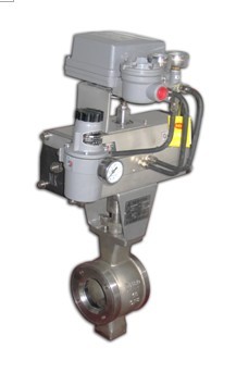 氣動V型調（diào）節球閥