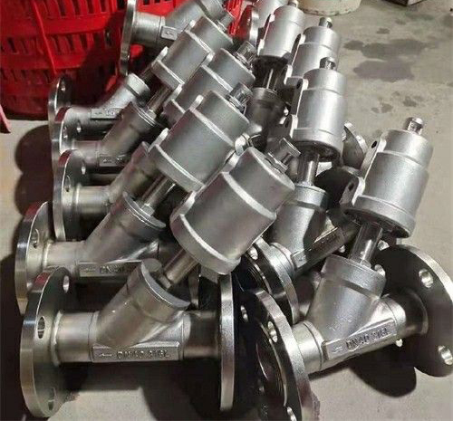 蓋米氣（qì）動角座閥