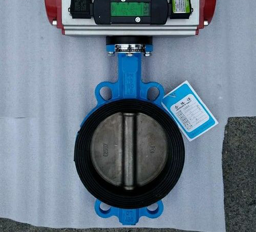 氣動襯膠蝶閥