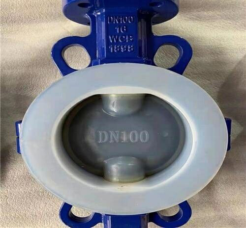 鑄鋼對夾(jiá)襯氟蝶閥 鑄鋼對夾襯氟(fú)蝶閥