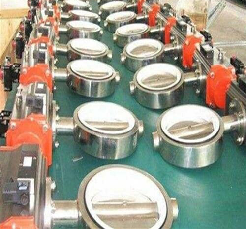 氣動矽膠密(mì)封衛生級蝶閥 氣動矽膠密封衛生級蝶閥