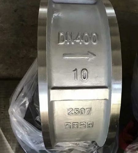 2507雙相鋼對夾（jiá）止回閥