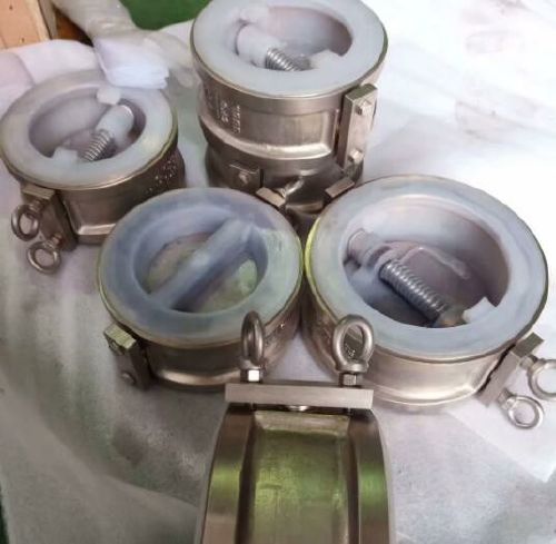 H76F46雙瓣對夾襯氟止回閥 H76F46雙瓣(bàn)對夾襯氟止(zhǐ)回閥